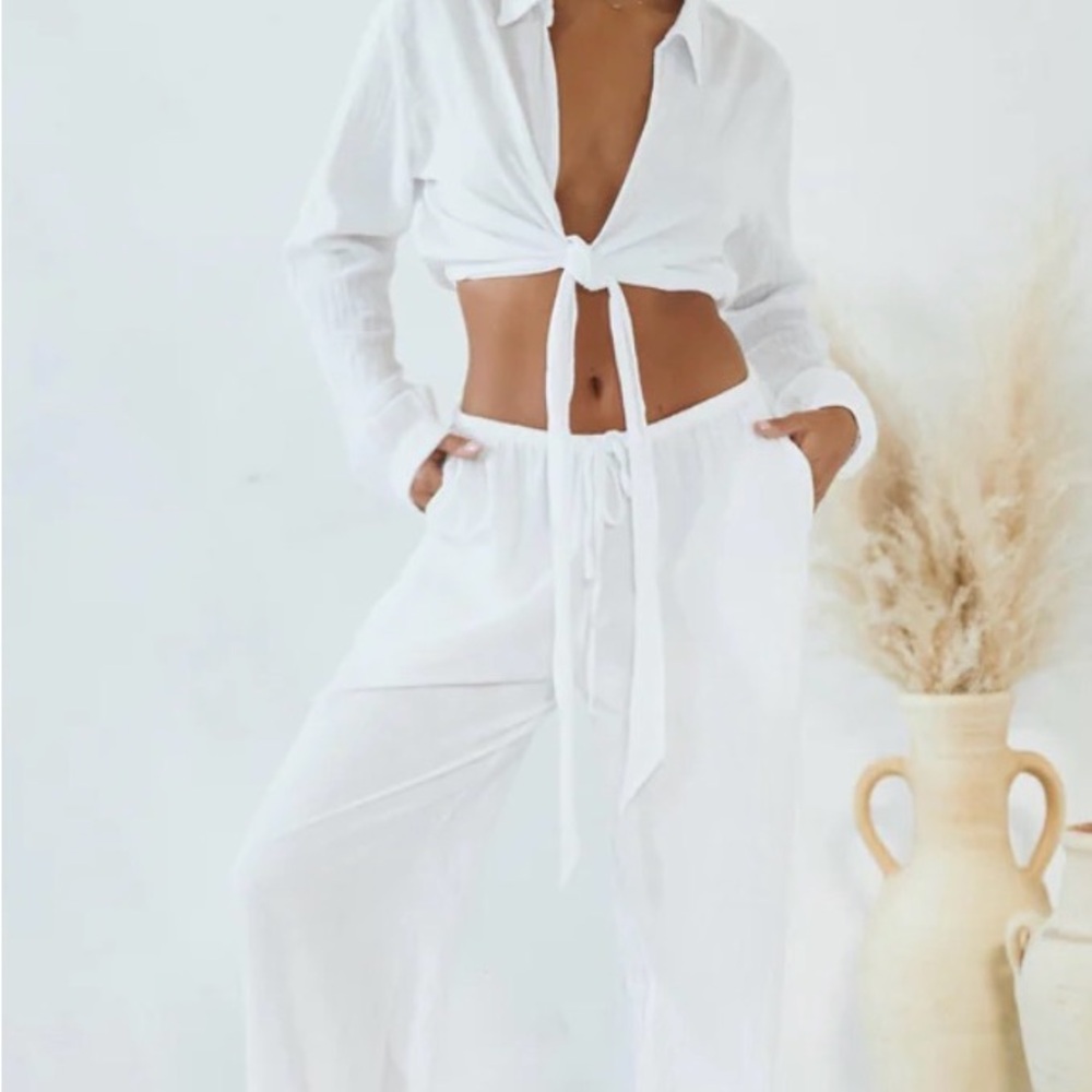 Blanco By Nature Chiara Pant White Women's Trousers